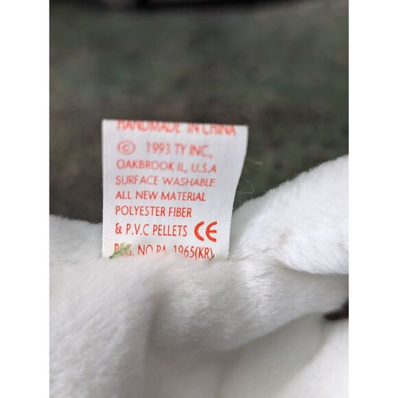 Seamore the Seal – TY Beanie Baby – MWMT – 1993 – Retired – PVC Pellets - Picture 3 of 3